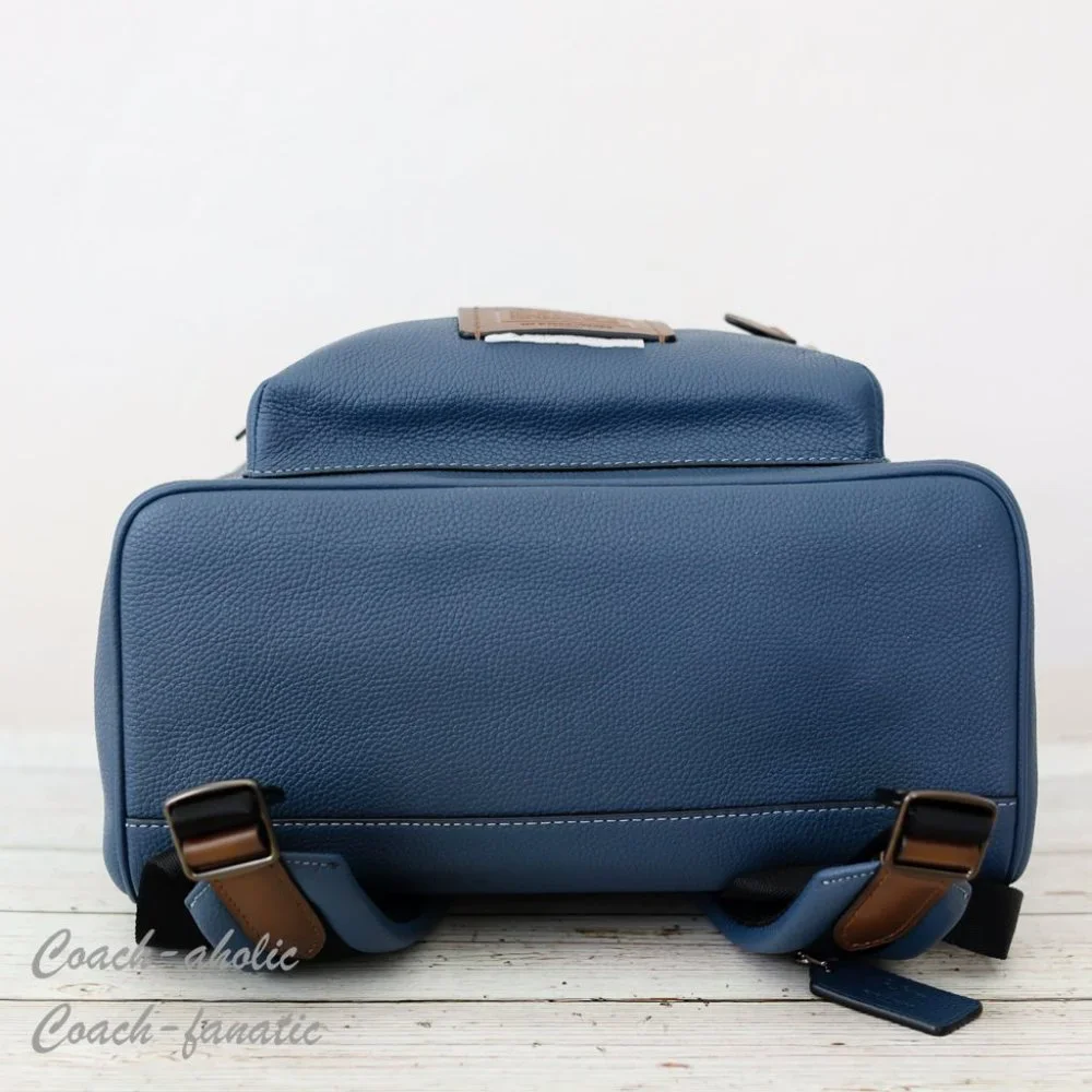 NWT 78564 Disney X Coach Academy Leather Backpack With Mickey in Denim - Picture 10 of 12